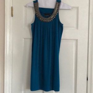 Beautiful Teal Mini Dress or Tunic Top